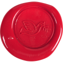 Zegel messing Symbool Duif-/ St.