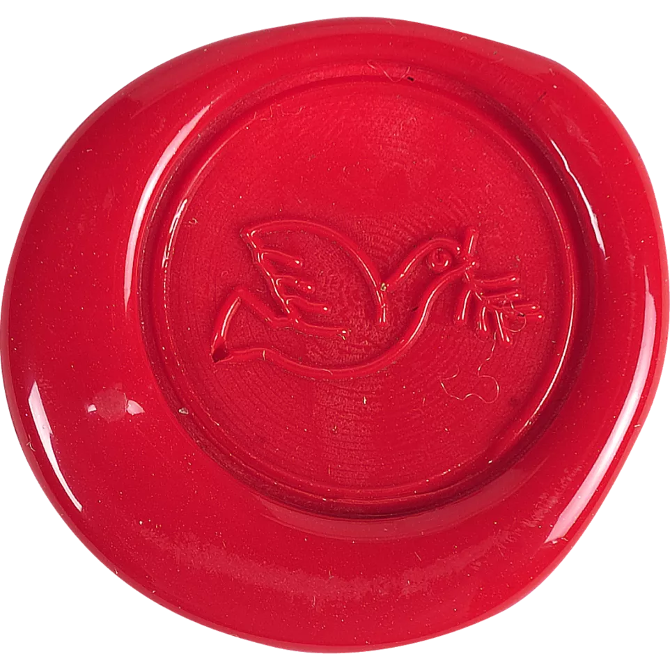 Zegel messing Symbool Duif-/ St.