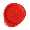 Pastille laiton sceau sur broche lettre anglaise/ Pce