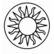 Lakzegel + handvat h-out - Symbool Zon/ St.