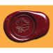 Lakzegel + handvat h-out - Symbool Roos/ St.