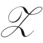 Sceau rond à vis (lettre anglaise) avec manche en bois vernis/ Pce