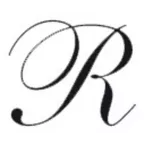 Sceau rond à vis (lettre anglaise) avec manche en bois vernis/ Pce