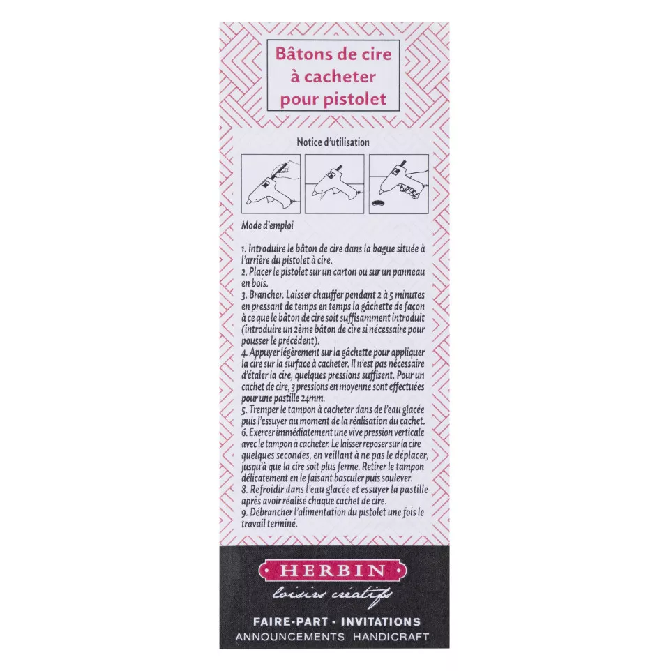 Herbin Wax Gun Cleaner Sticks/ Pc.