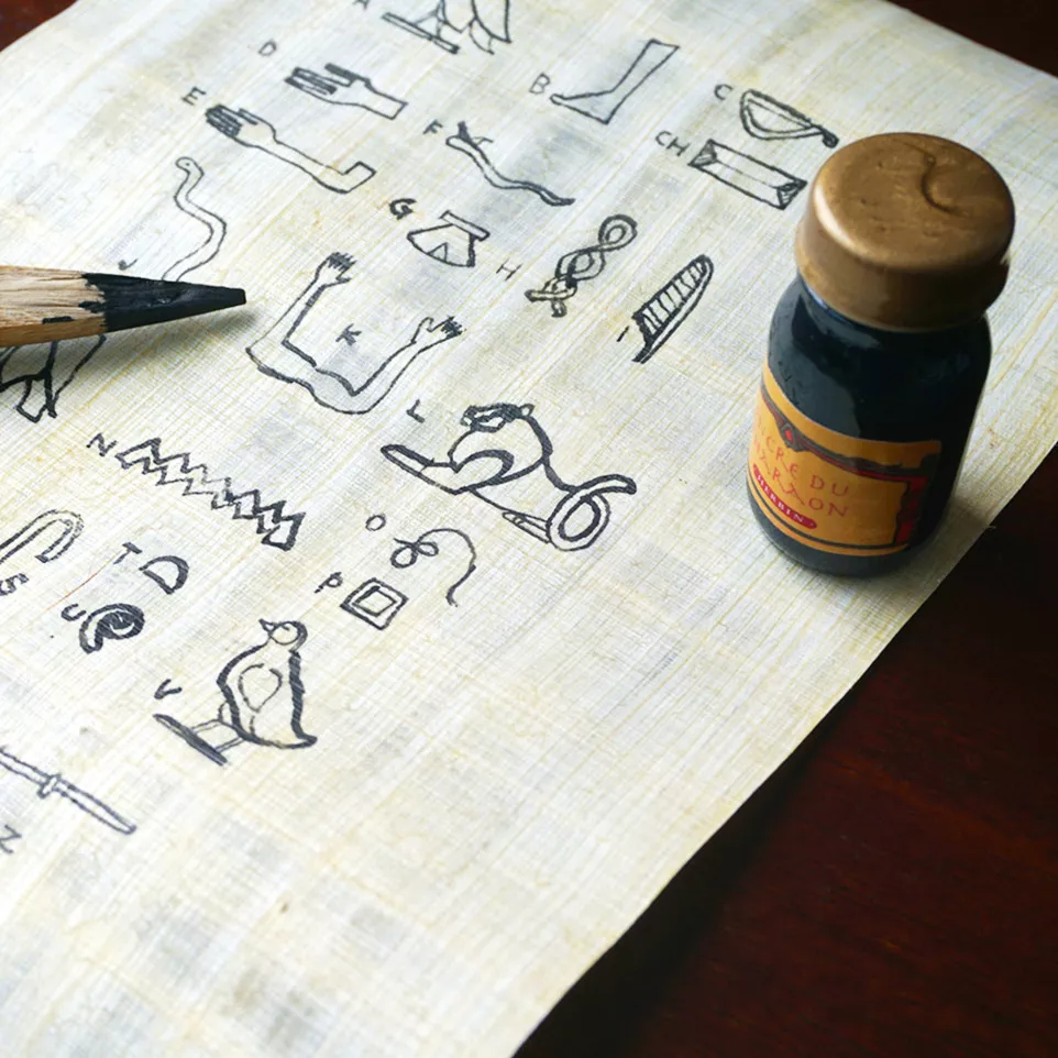 Set Egyptisch schrift-/ St.
