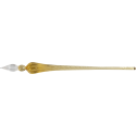 Glazen pen rond 18mm - zand-/ St.