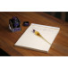 Glazen pen rond 18mm - zand-/ St.