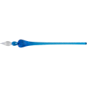 Glazen pen rond 18mm - ultramarijn-/ St.
