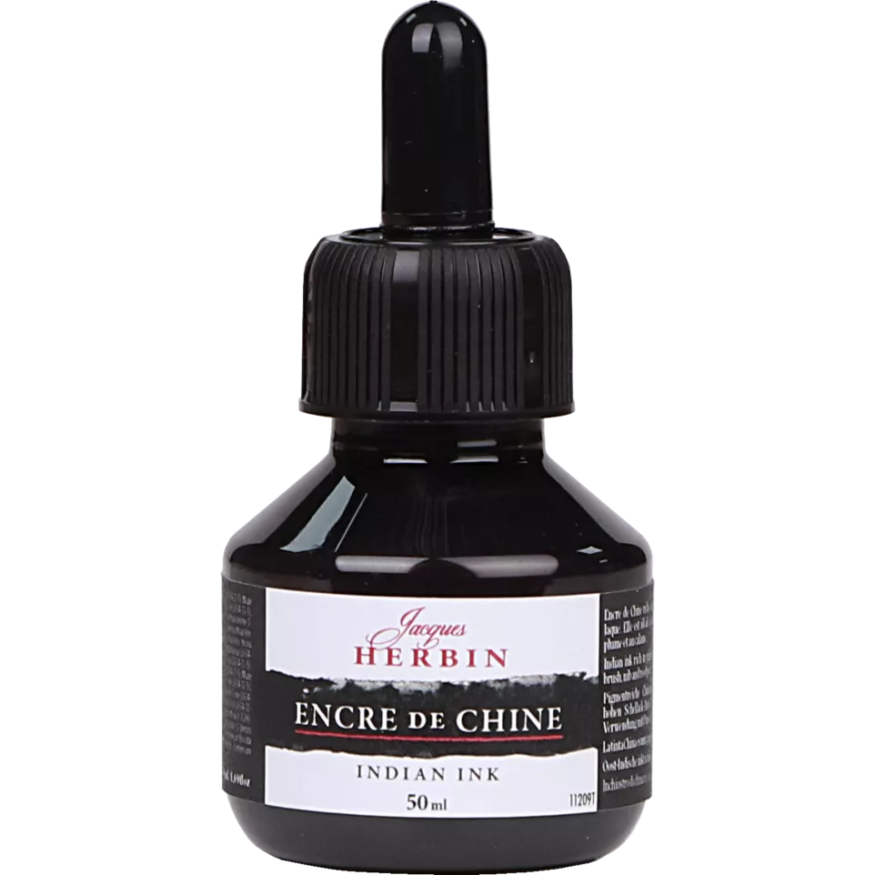Chinese inkt 50 ml zwart-/ St.