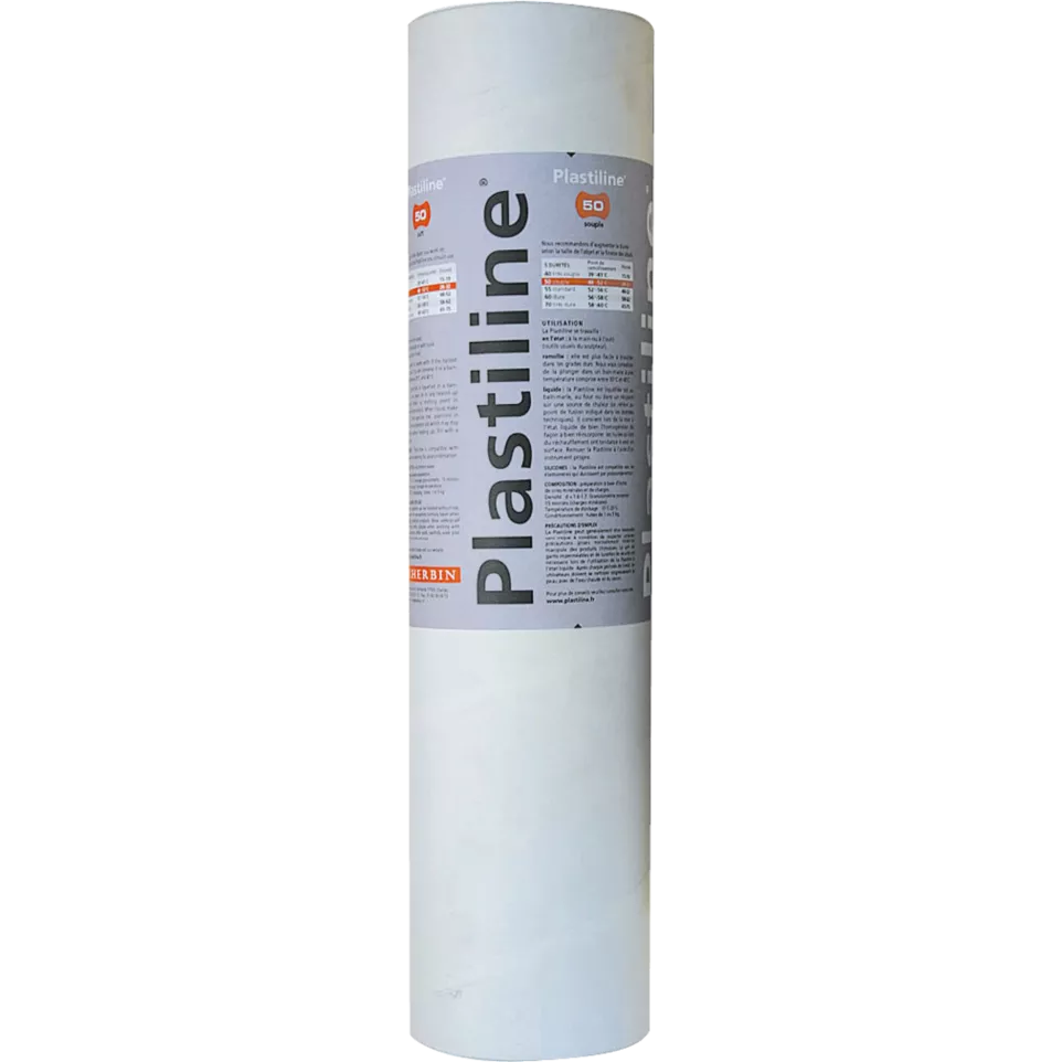 5 kg plastiline  hardheid 50 ivoor-/ St.