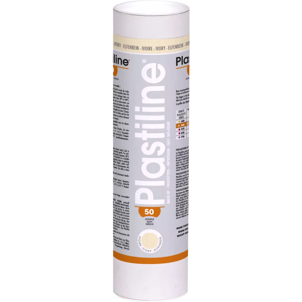 1kg Plastiline hardheid 50 - ivoor-/ St.