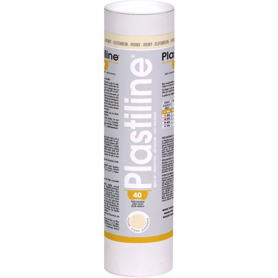 1 kg Plastiline hardheid 40 ivoor-/ St.