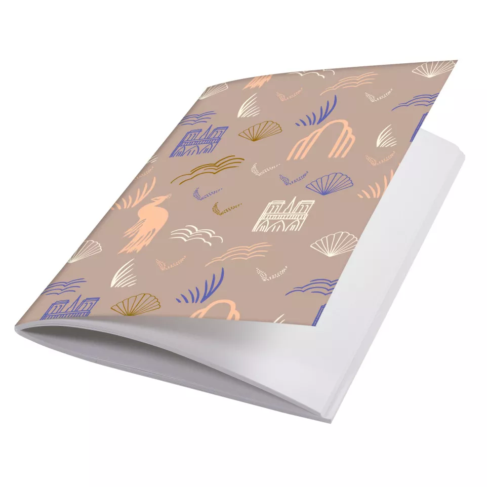 Lalo 100j Notebook A6 24blad- roze-/ St.