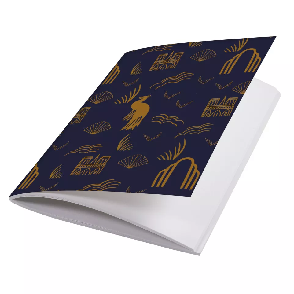 Lalo 100j Notebook A6 24blad- blauw-/...