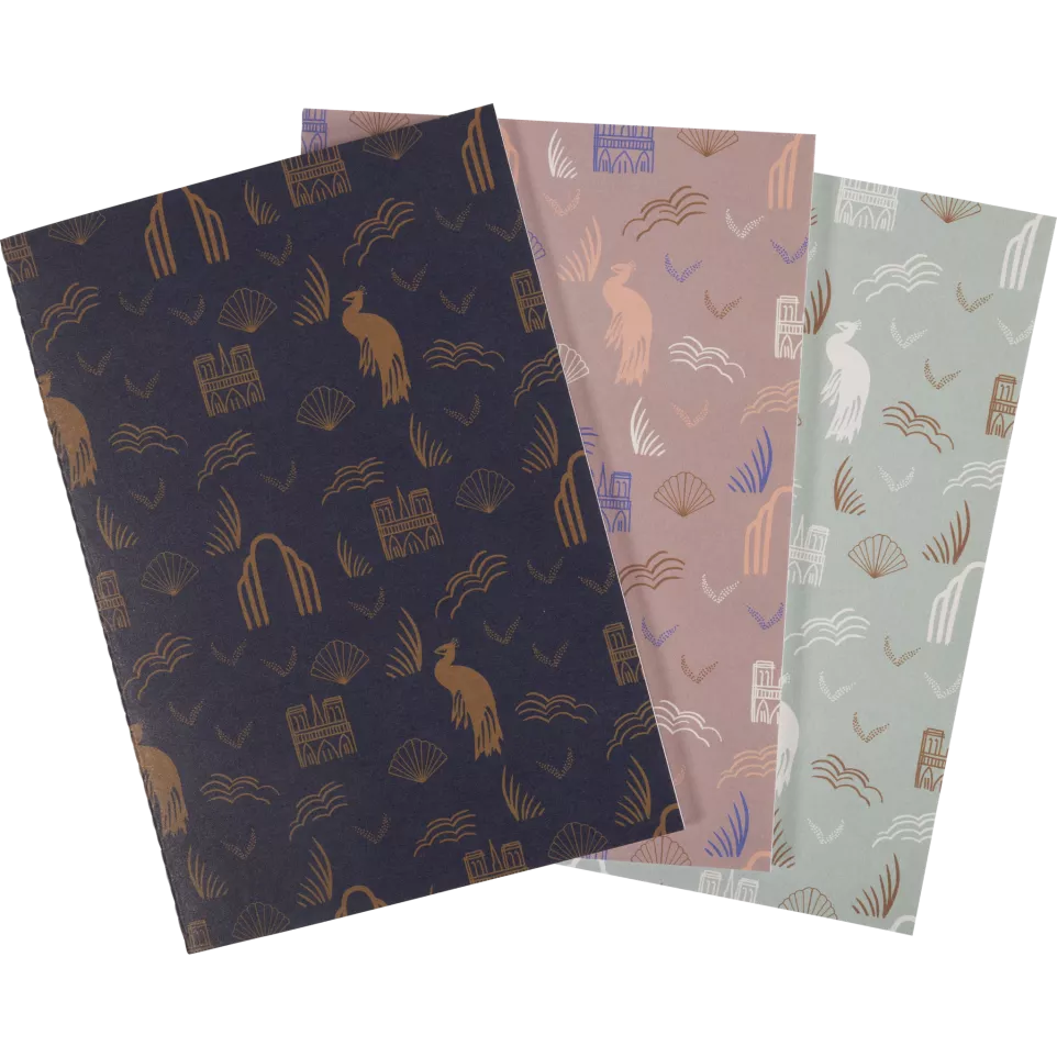 Lalo 100j Notebook A5 24blad- blauw-/...