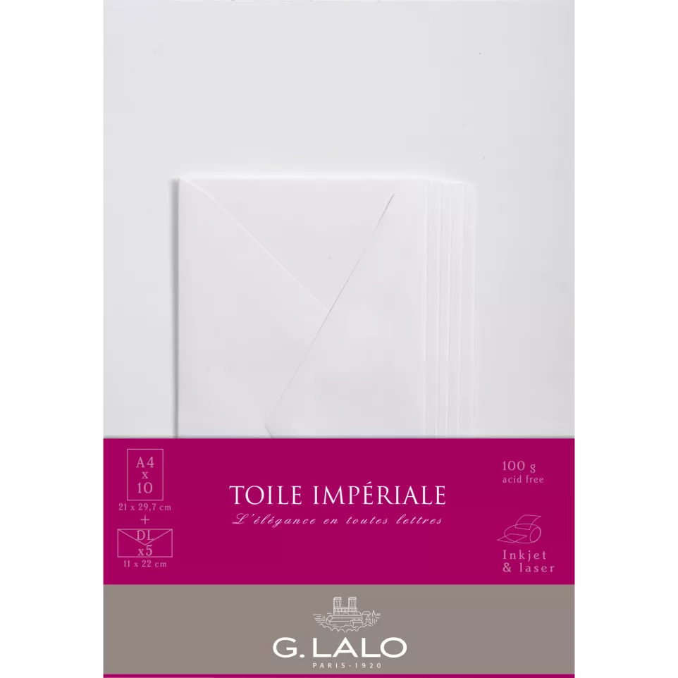 Ensemble Toile Impériale 10 feuilles...