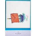 CARTE DOUBLE + ENVELOPPE C6 ENCRE&PLUME, SOUS SACHET/ Pce