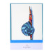 CARTE DOUBLE + ENVELOPPE C6 ENCRE&PLUME, SOUS SACHET/ Pce