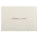 CARTE+ENV DORURE DE-FR CONGRATULATIONS/ Pc.