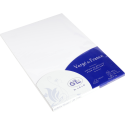 25 kaart dubb. 210g-A4 geverg.extra wit/ St.
