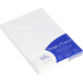 25 Tafelkaartjes gev-ergeerd 210g wit/ St.