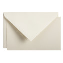 10 cards 85x135 & en-velopes Vellum 50% c/ Pc.
