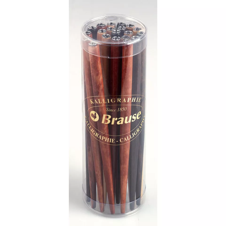 Brause, natural wood Calligraphy nib...