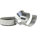 8 bobijnen metallic-lint 10mx25mm zilver/ St.