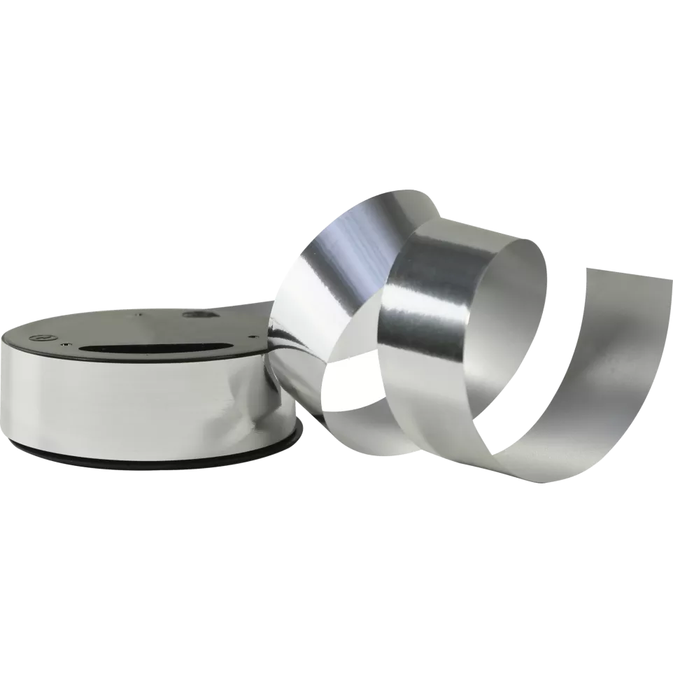 Set of 8 metallic gift-wrap ribbons...