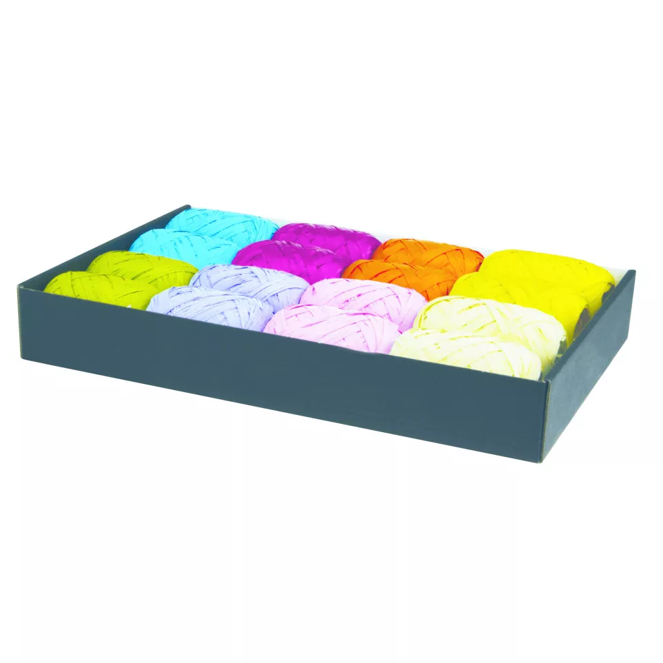 Raffia Synthetisch 1-6 bol 20mx13mm...