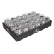 Plateau de 24 oeufs lisses 10mx7mm, Or/ Pce