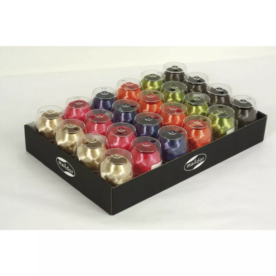Set of 24 smooth gift wrapping ribbon...
