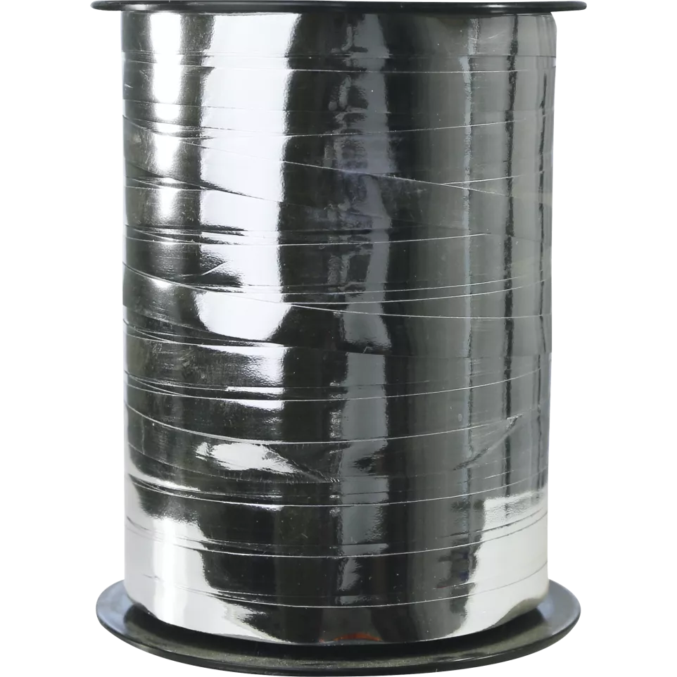 Bobijn Metallic 250mx7mm zilver-/ St.