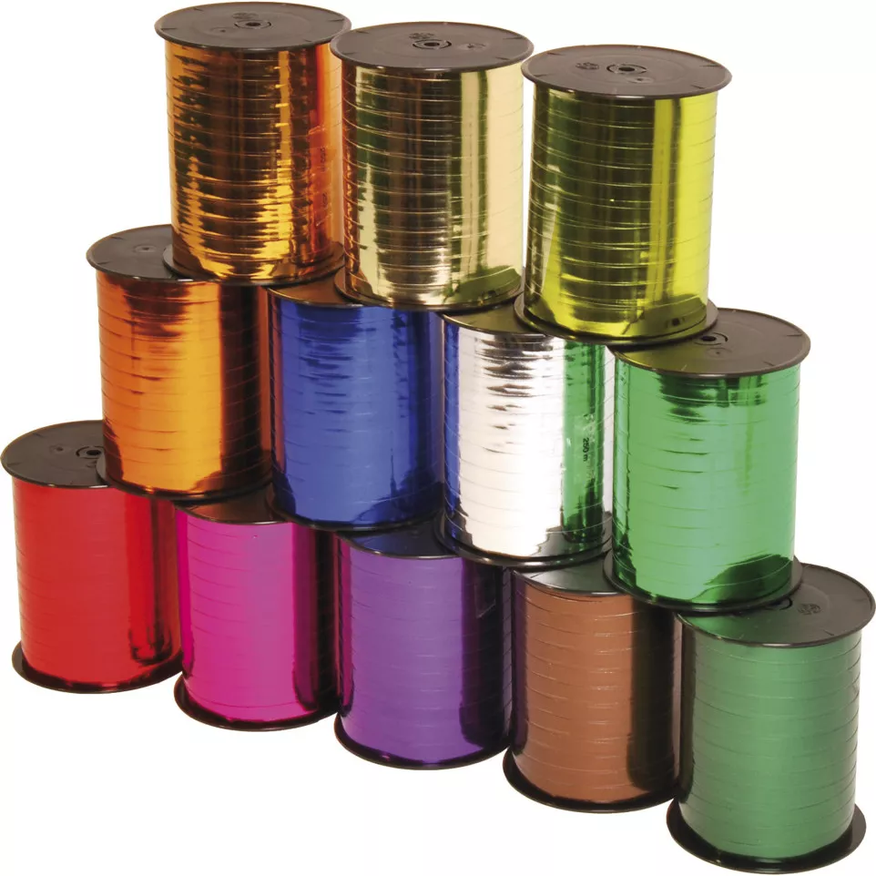 Bobijn Metallic 250mx7mm goud-/ St.