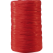 Raffia Synthetisch 100mx13mm rood-/ St.