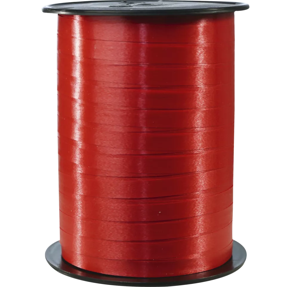 Bolduc Bobijn mat 500mx7mm rood-/ St.