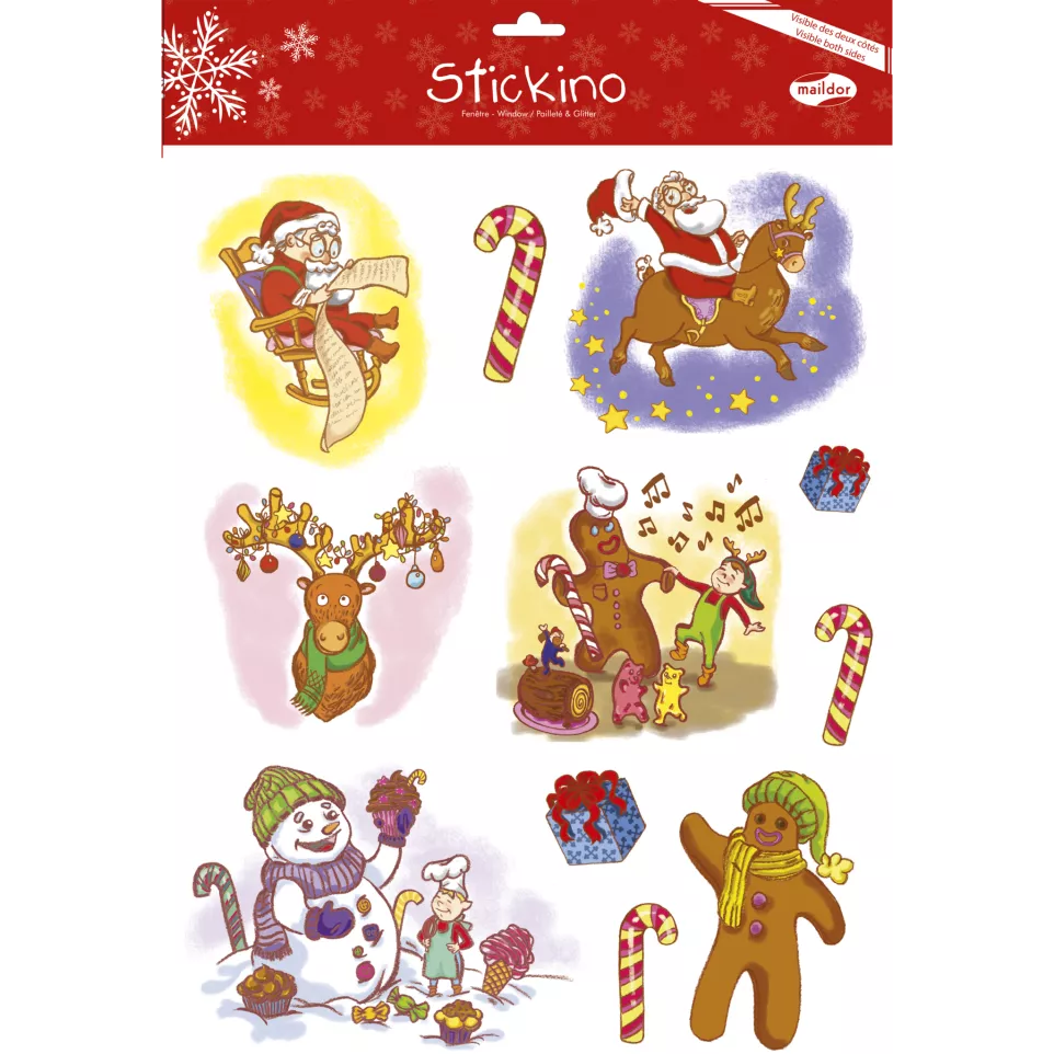 Stickino pailleté, D-e nos...