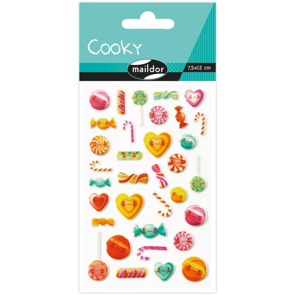 Cooky, Bag 8 pl 7.5x12cm, Assortment...