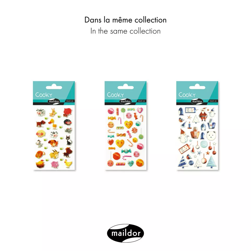 Cooky, Bag 8 pl 7.5x12cm, Assortment...