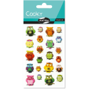 Cooky, Bag 1 pl 7.5x12cm, Owls/ Pc.