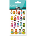 Cooky, Sach 1 pl 7,5x12cm, Poupées russes/ Pce