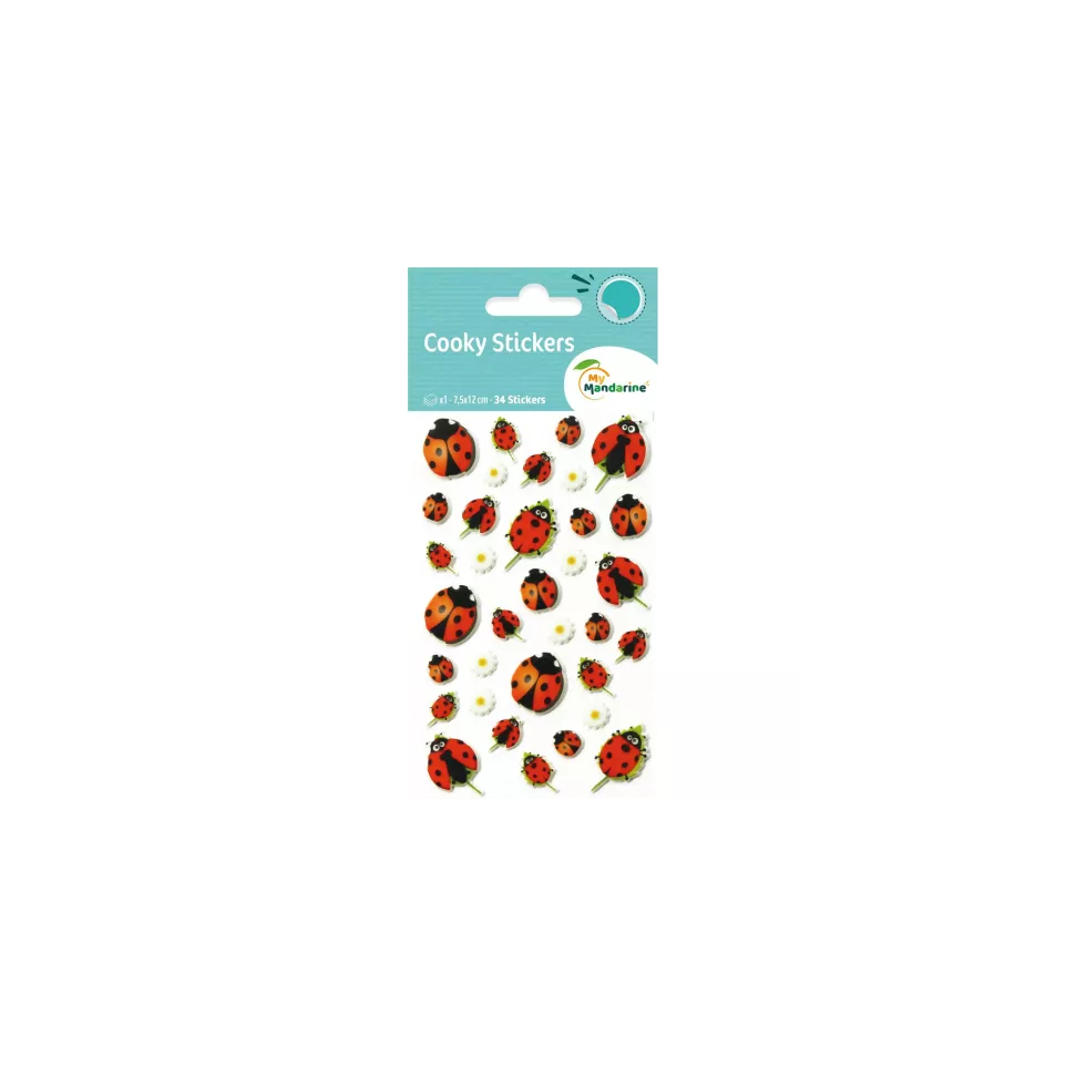 Cooky, Bag 1 pl 7.5x12cm, Ladybugs/ Pc.