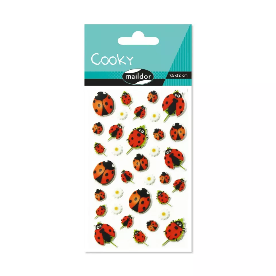 Cooky, Bag 1 pl 7.5x12cm, Ladybugs/ Pc.