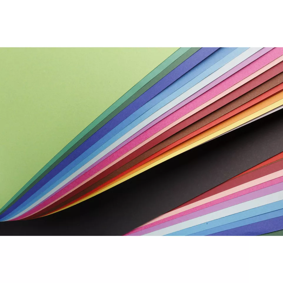 PAPIER COULEUR RECYLÉ, Paquet de 25...