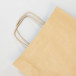 Paq.25 sacs kraft brun vergé, 22x10x27cm/ Pce