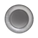 10 Borden, rond kart-on Ø 23 cm Zilver/ St.