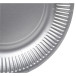 10 Borden, rond kart-on Ø 23 cm Zilver/ St.