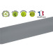 Spunbond tafelkleed-rol 1,20x50m Grijs/ St.
