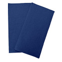 40Pap.servet gevouwe-n 1/8 38x38 Navy Bl./ St.