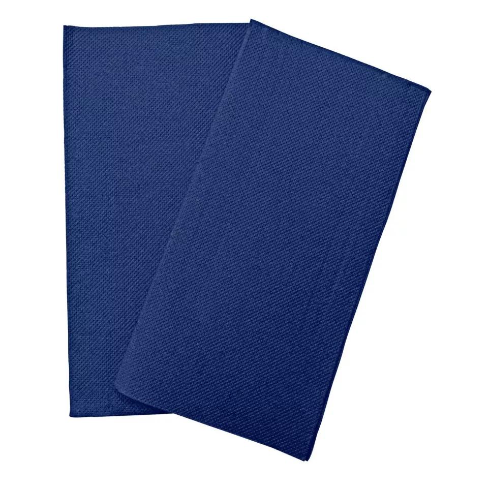40Pap.servet gevouwe-n 1/8 38x38 Navy...